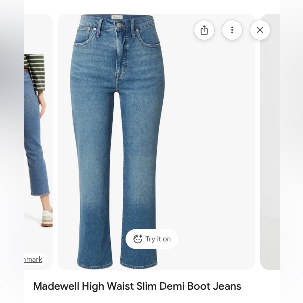 Madewell Women's Slim Boot Cut Jeans - Classic Blue